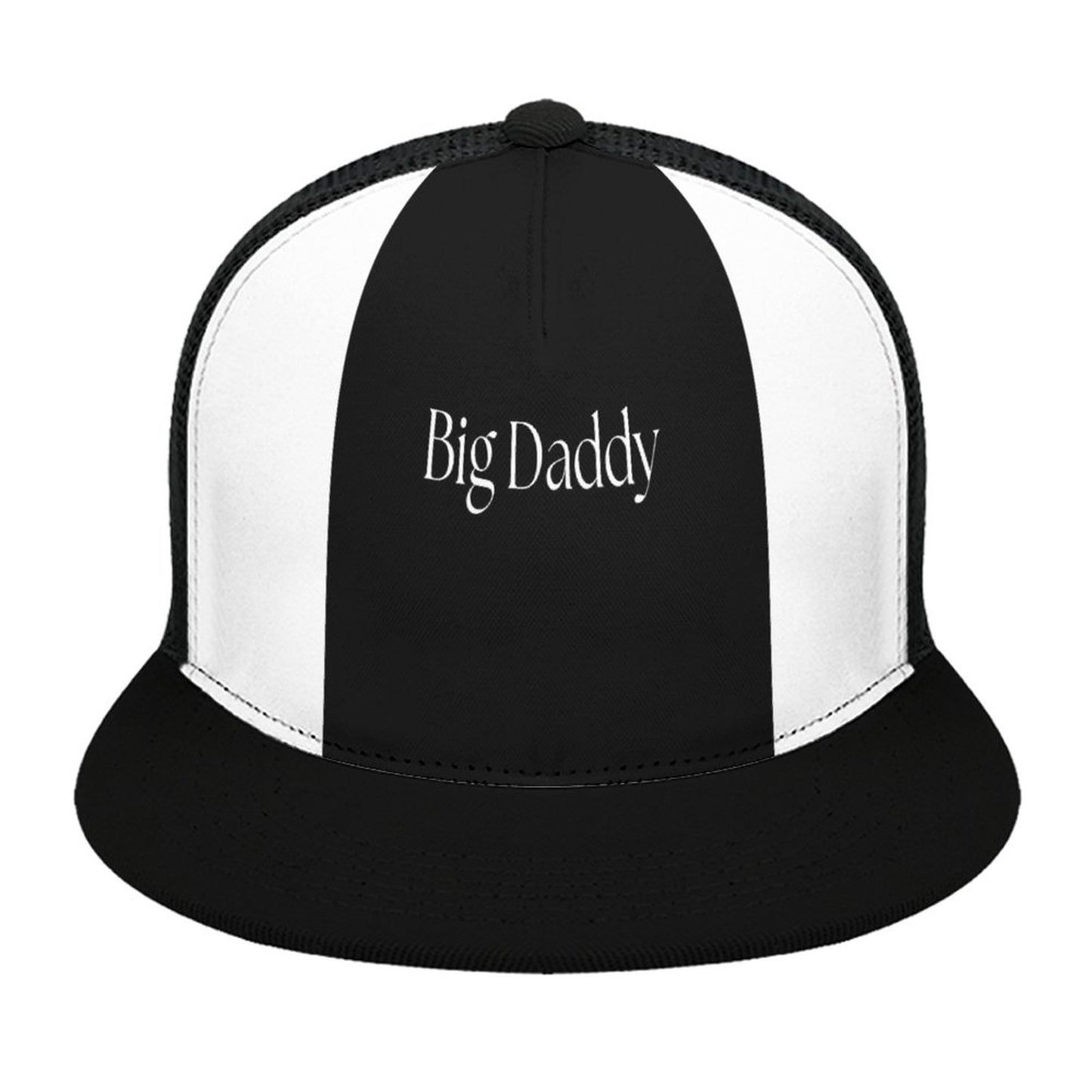 Flat Brim Trucker Hat with Fashion Frontier-BIG DADDY