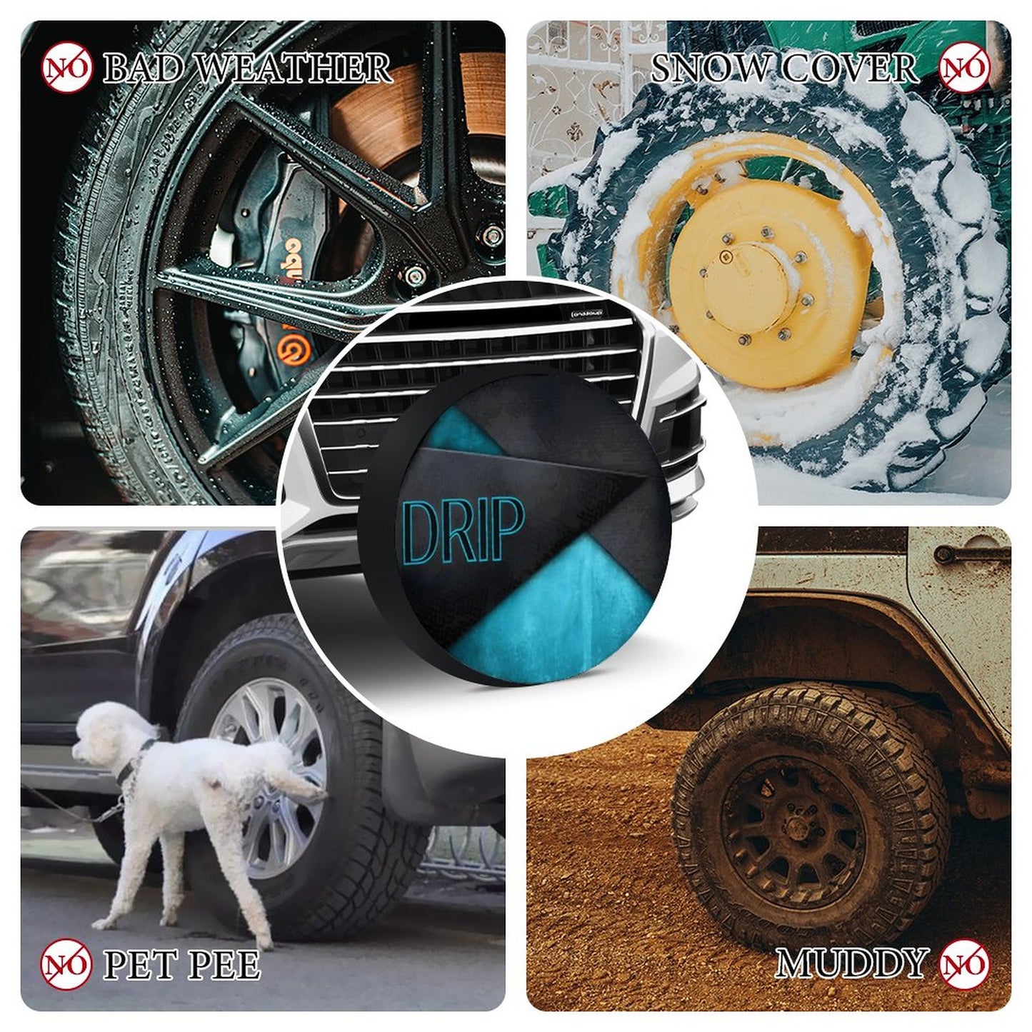 Oxford Cloth Tire Cover