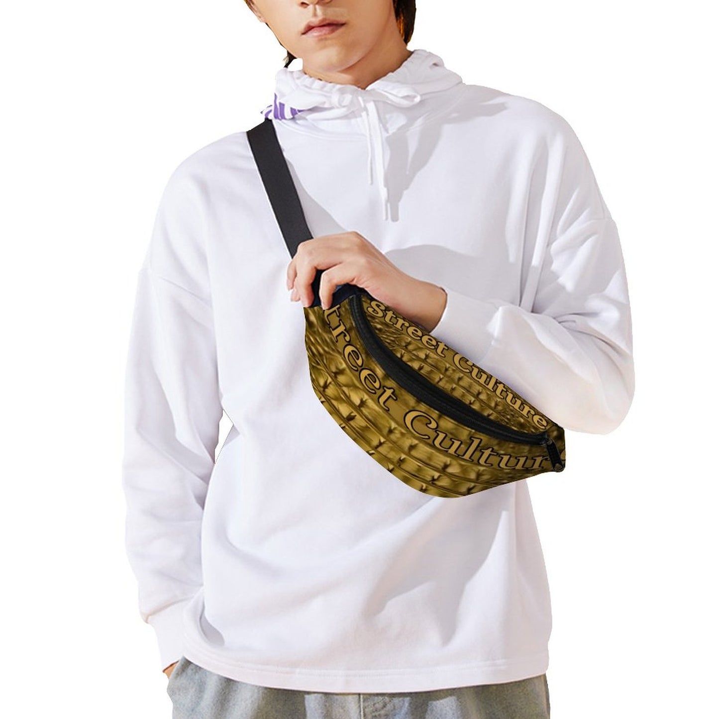 STREET CULTURE Alligator Fanny Pack