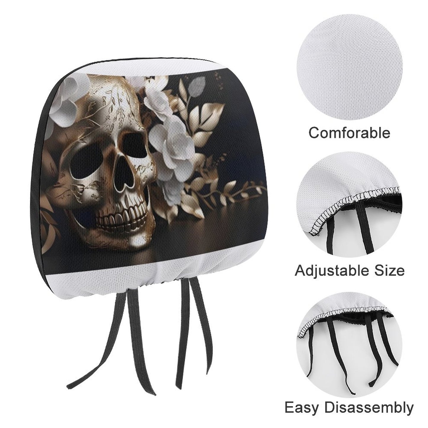 Custom Car Headrest Covers