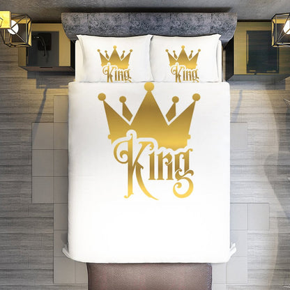 3-Piece Bedding Set-102"x90"/ 259x229cm (Dual-sided Printing)