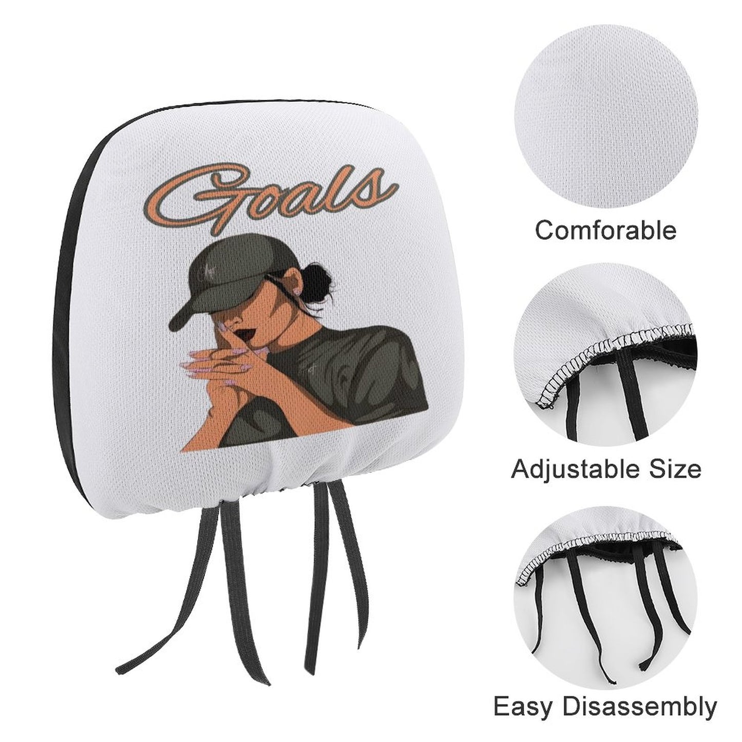 Custom Car Headrest Covers