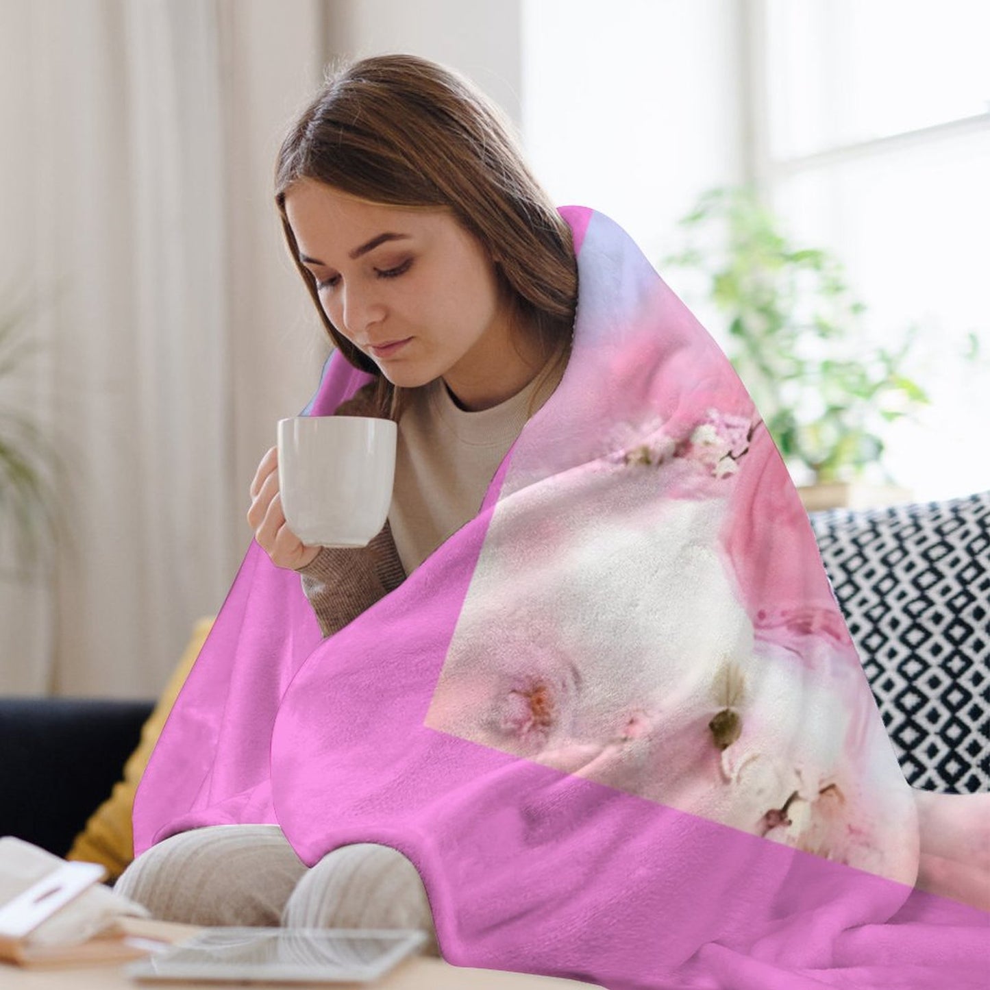 250gsm Flannel Throw Blanket-60"x80"