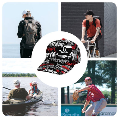 Bent Fitted Cap (All-Over Printing)