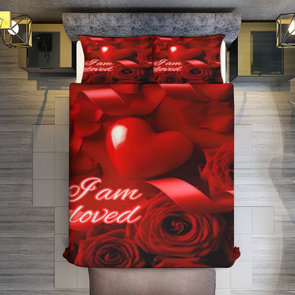 3-Piece Bedding Set-90"x90"/ 229x229cm (Dual-sided Printing)