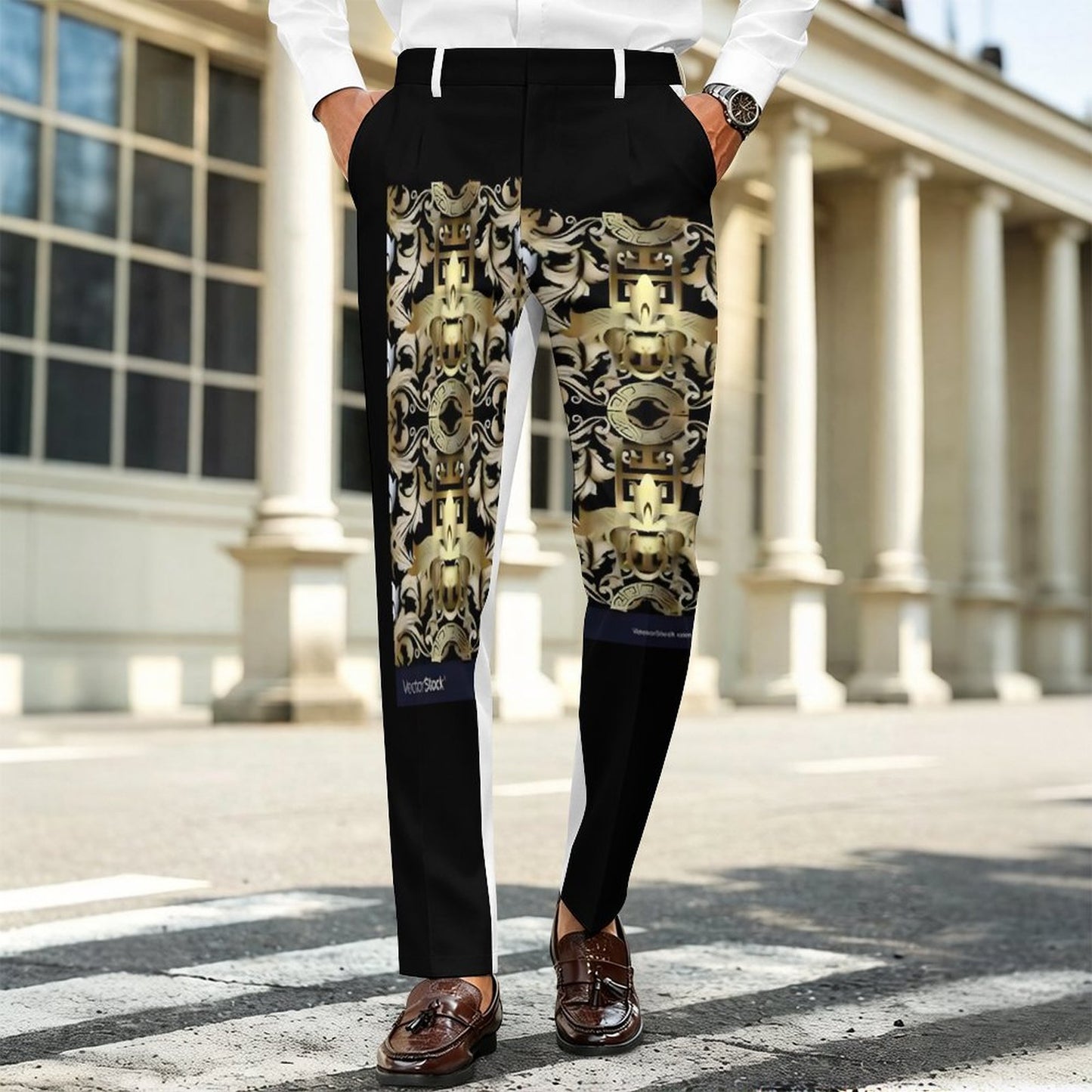 260gsm Suit Casual Pants For Men(All-Over Printing)