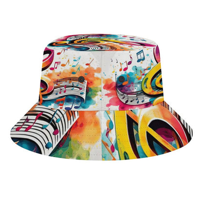MUSIC GRAFFITI Unisex Bucket Hat