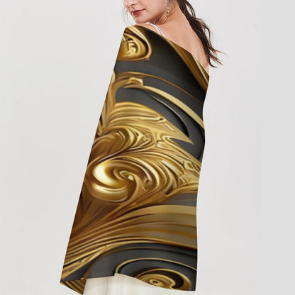 Cashmere-like Tassel Scarf (All-Over Printing)