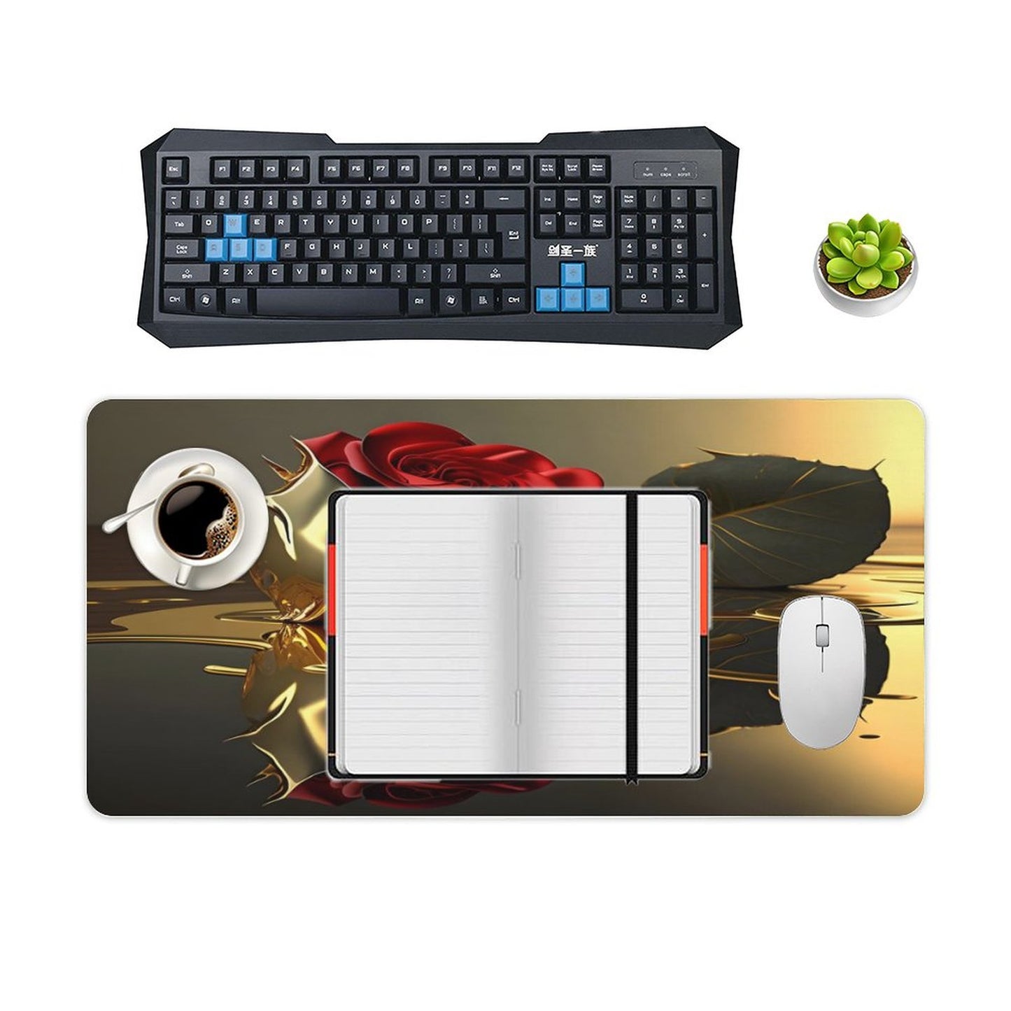 Large Desk Pad Protector without Stitched Edges-12''×24''/ 30x60cm