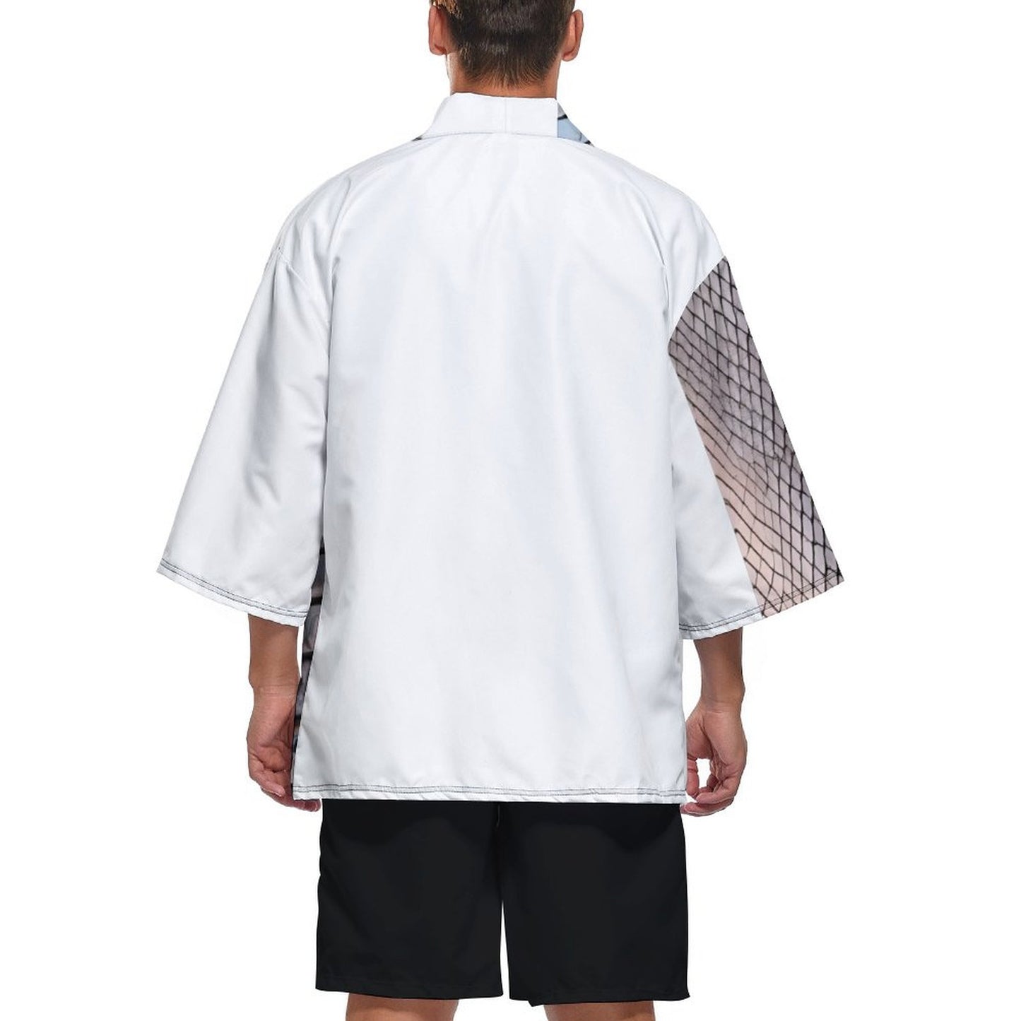 Drop Shoulder Male Kimono Cardigan ZS904 (All-Over Printing)