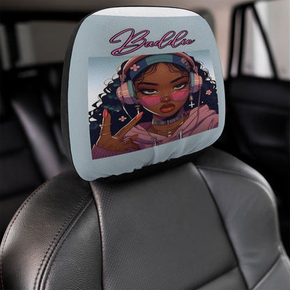 Custom Car Headrest Covers
