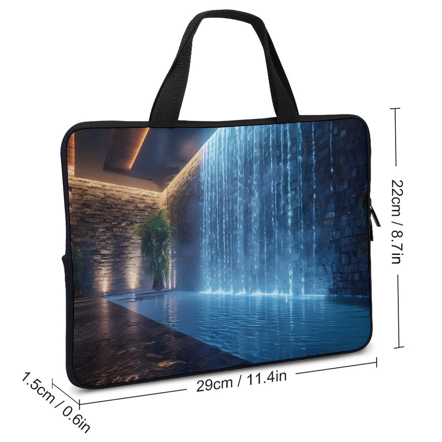WALL WATERFALL Laptop Case