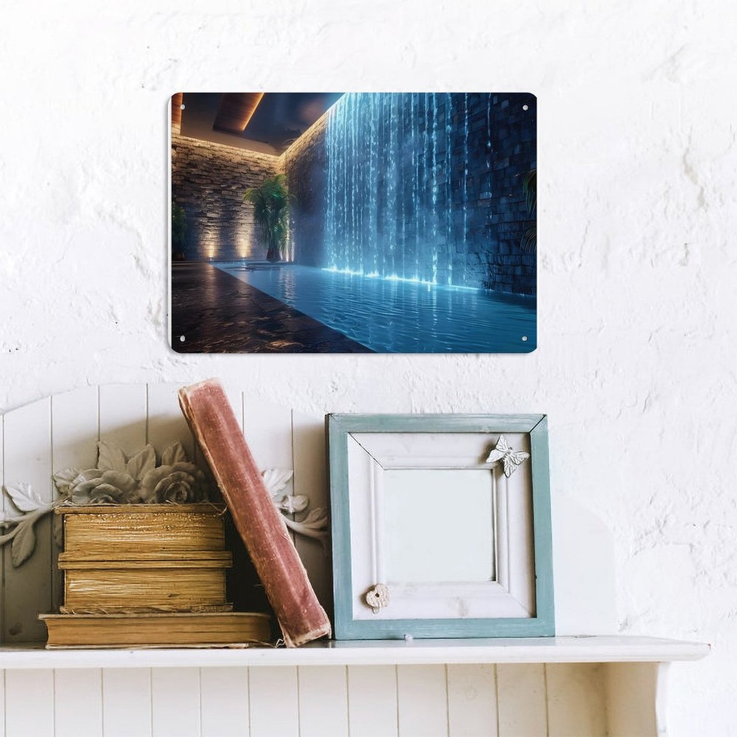 Horizontal Personalized Metal Wall Art Tin Sign-5.5"x7.9"/14x20cm