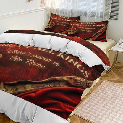 3-Piece Bedding Set-86"×70"/ 218×177cm (Dual-sideded Printing)