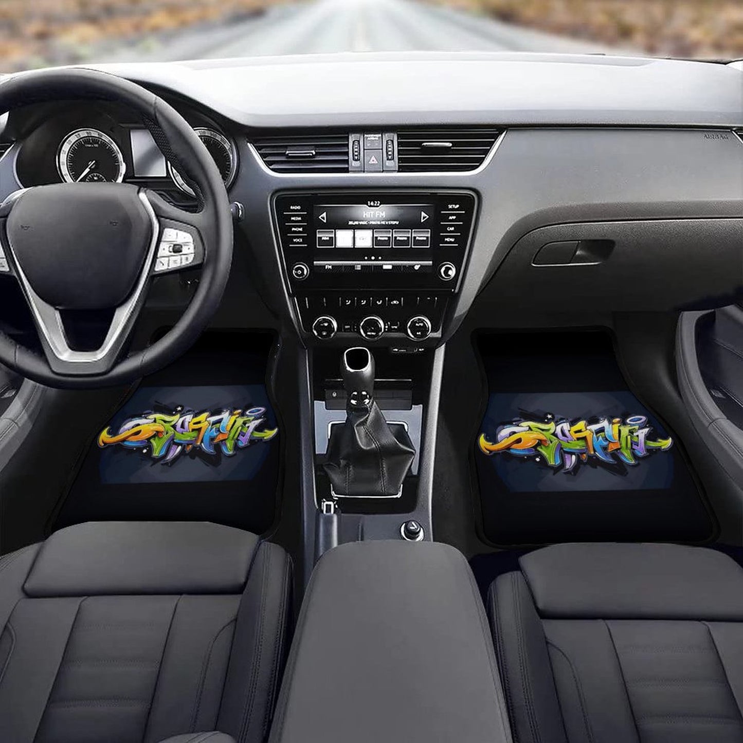 Car Mat Set of 4-GRAFFITI
