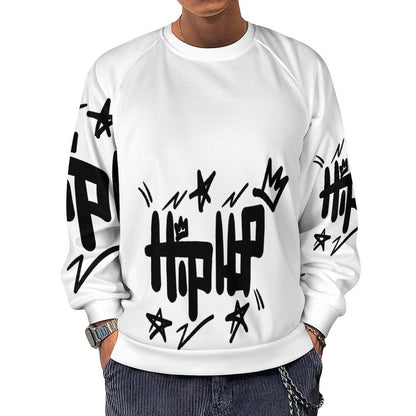 280gsm Men's Crewneck Sweatshirt Raglan A27H (All-Over Printing)