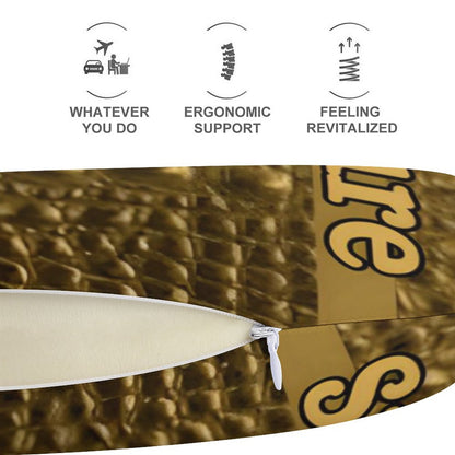 STREET CULTURE Alligator MEMORY FOAM Neck Pillow for Restful Journeys (high-quality softness)
