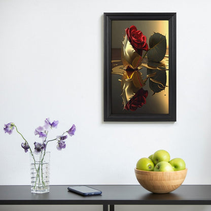 European Style-Framed Vertical Canvas Art Print-Minimalist Decor-16"×24"