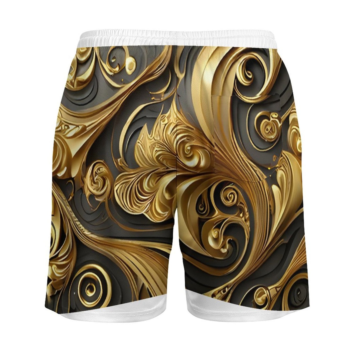 Men's Beach Shorts with 4 Pockets