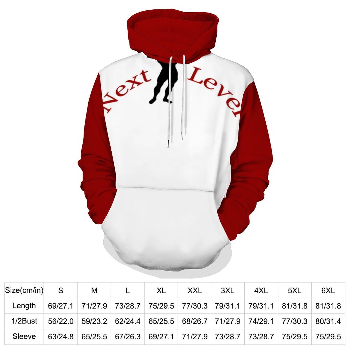 230gsm Men's Cool Hoodie with Double-layer Cap (All-Over Printing)