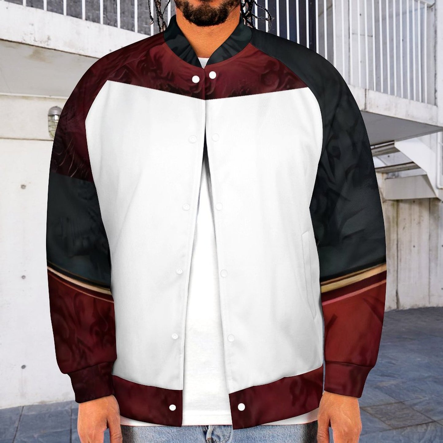 Men's Baseball Jacket (All-Over Printing)