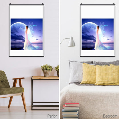 Canvas Hanging Poster with Scrolls-16"x24"/ 40x60cm