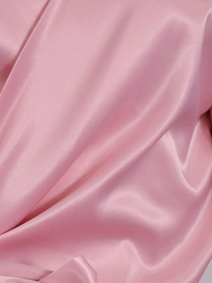 Satin Long Sleeve Blouse (blush pink/light blue/cream)-SMALL-XL