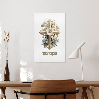 Unframed Art Prints (Vertical 2:3)-8x12 inch/12x18 inch-TRY GOD