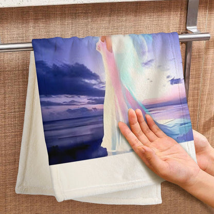 Coral Velvet Towel