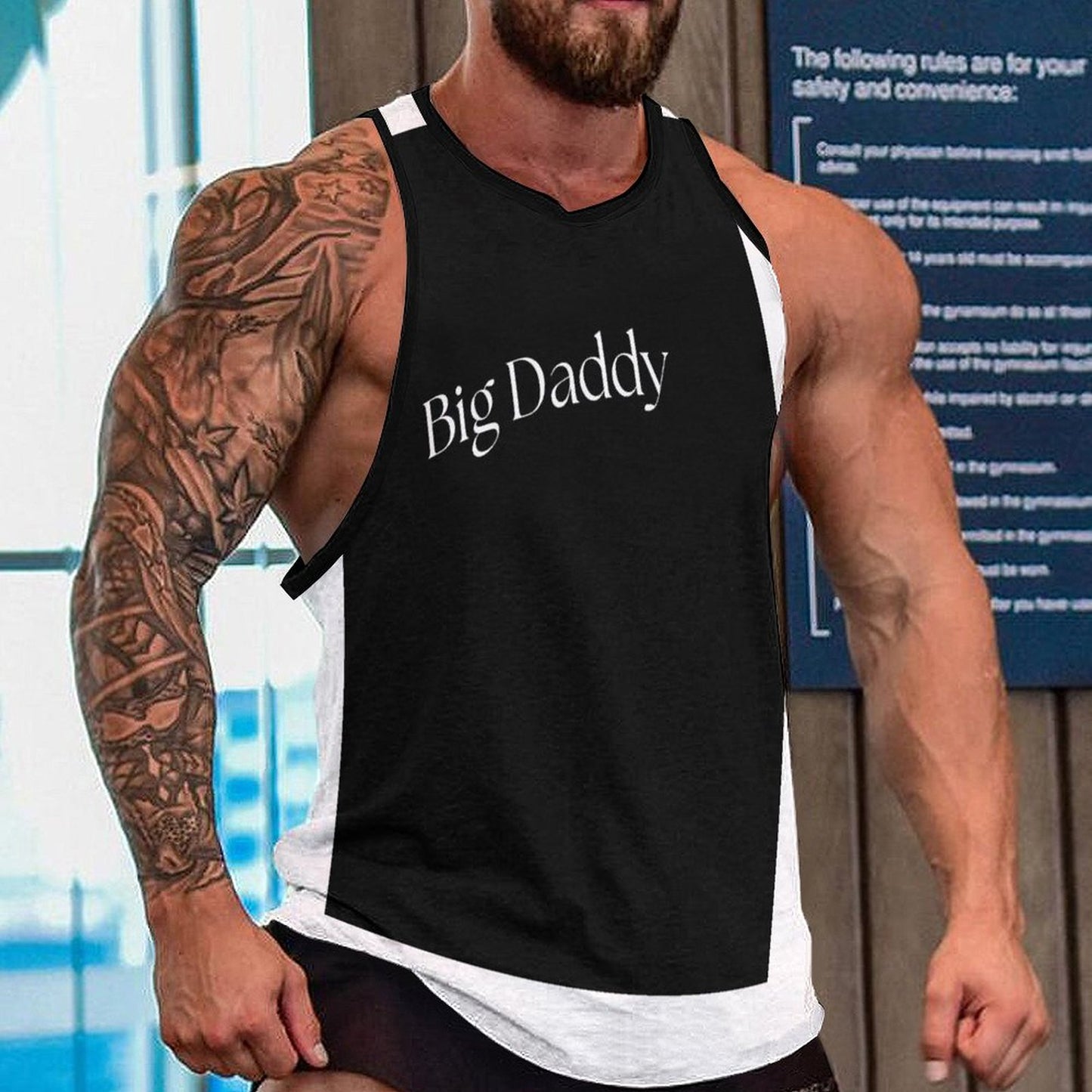 Men's Next Level Tank Top BKREV1 (All-Over Printing)