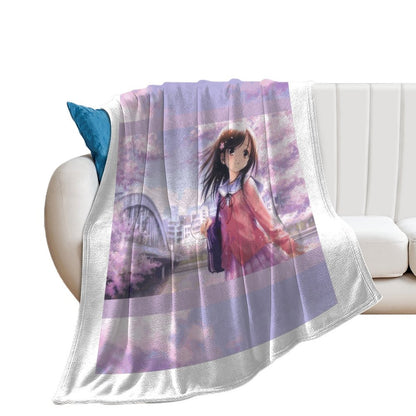250gsm Flannel Throw Blanket-60"x80"