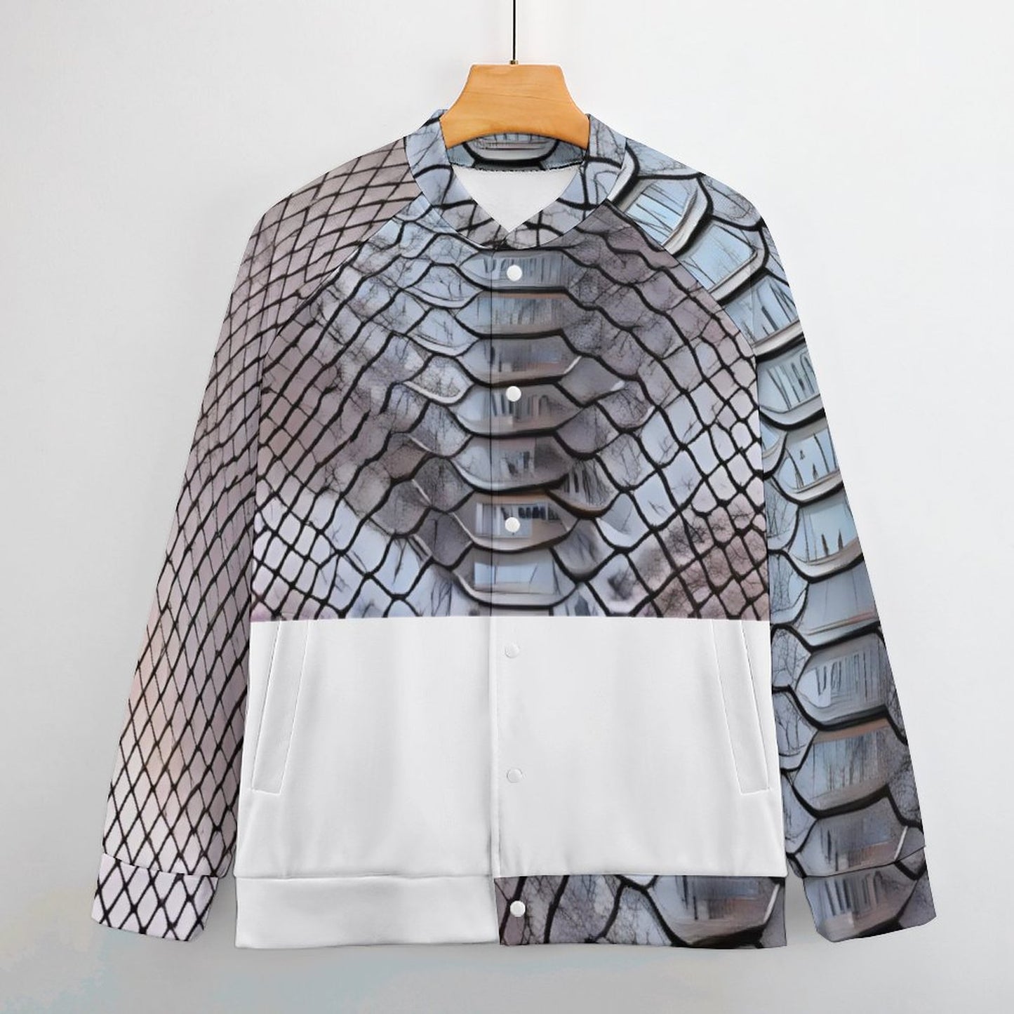 Men's Baseball Jacket (All-Over Printing)