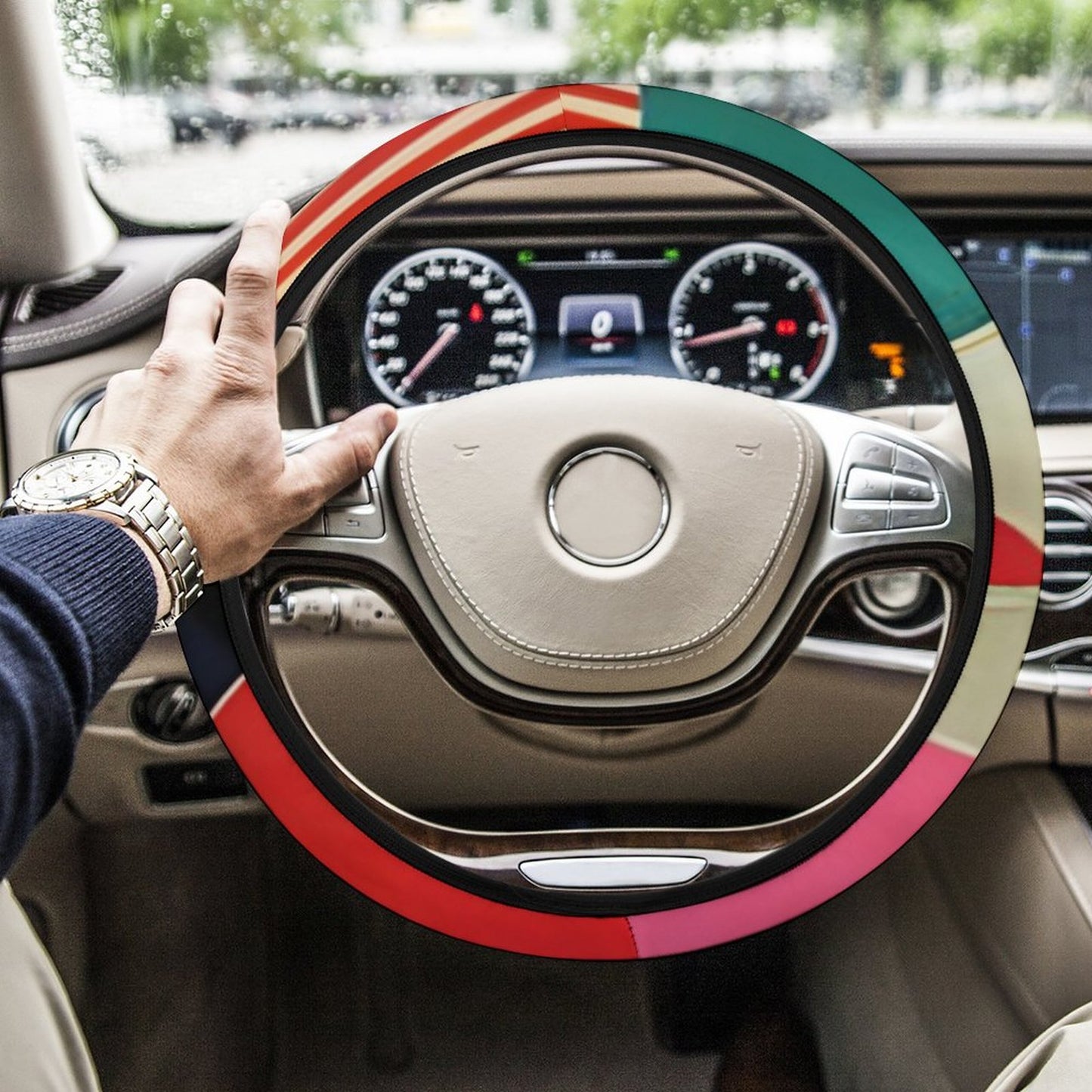 Car Steering Wheel Cover