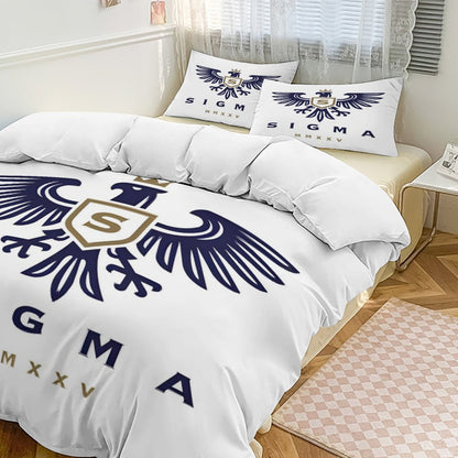 3-Piece Bedding Set-90"x90"/ 229x229cm (Dual-sided Printing)