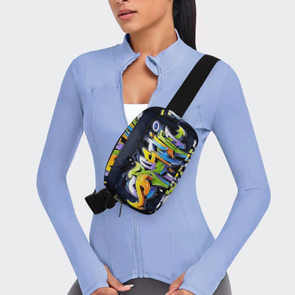 COLORFUL GRAFFITI Bum Bag