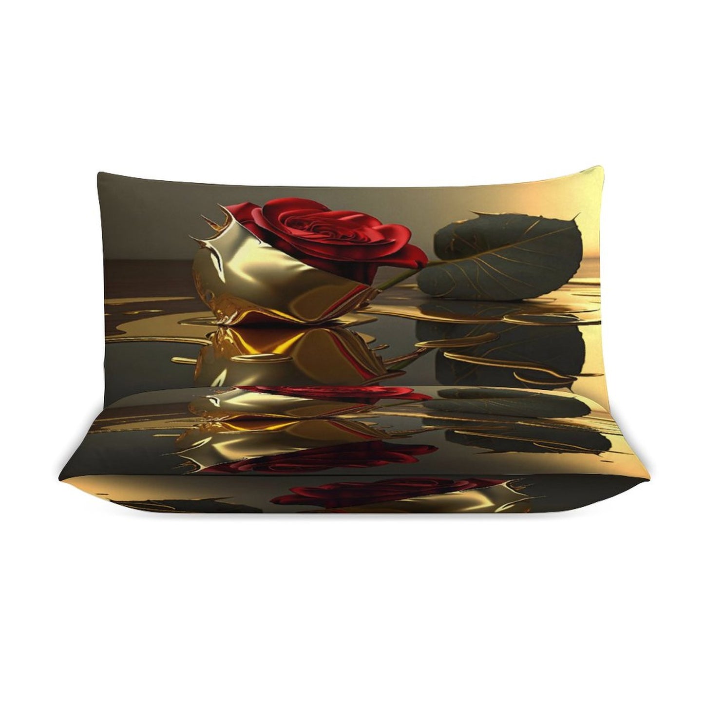 3-Piece Bedding Set-90"x90"/ 229x229cm (Dual-sided Printing)