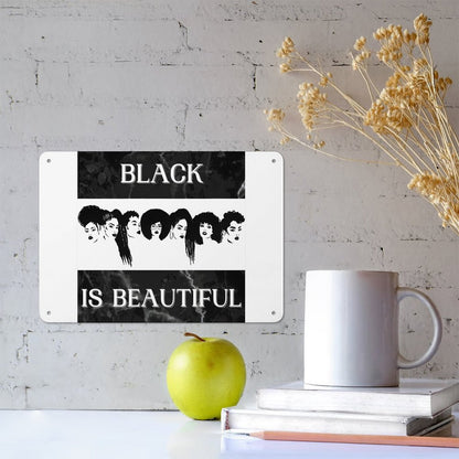 Horizontal Personalized Metal Wall Art Tin Sign-5.5"x7.9"/14x20cm