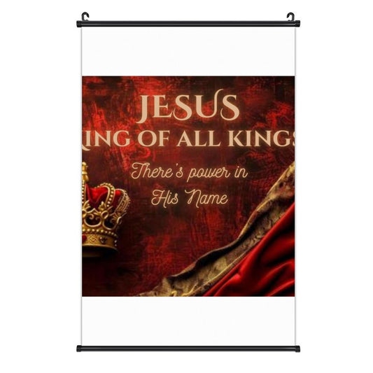 Canvas Hanging Poster with Scrolls-16"x24"/ 40x60cm
