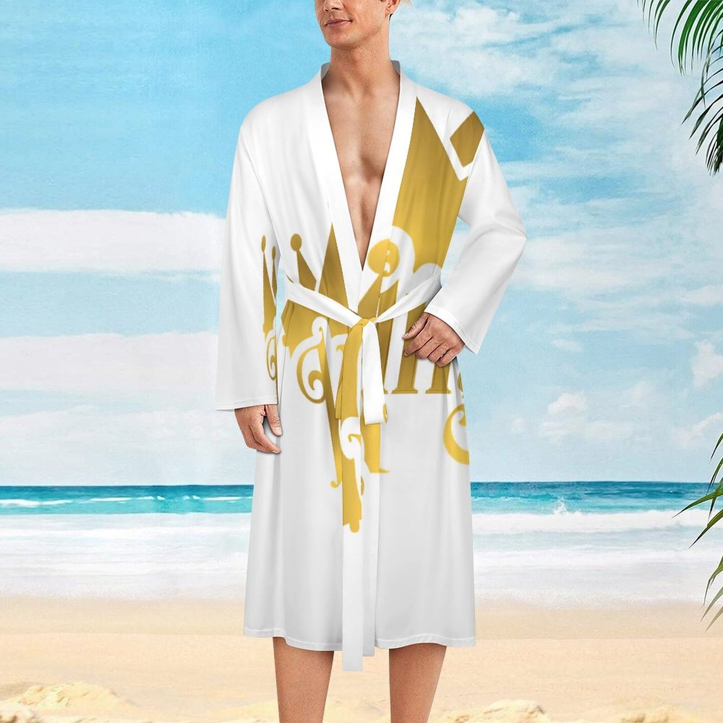 Lightweight Beach Bathrobe LM003 (All-Over Printing)