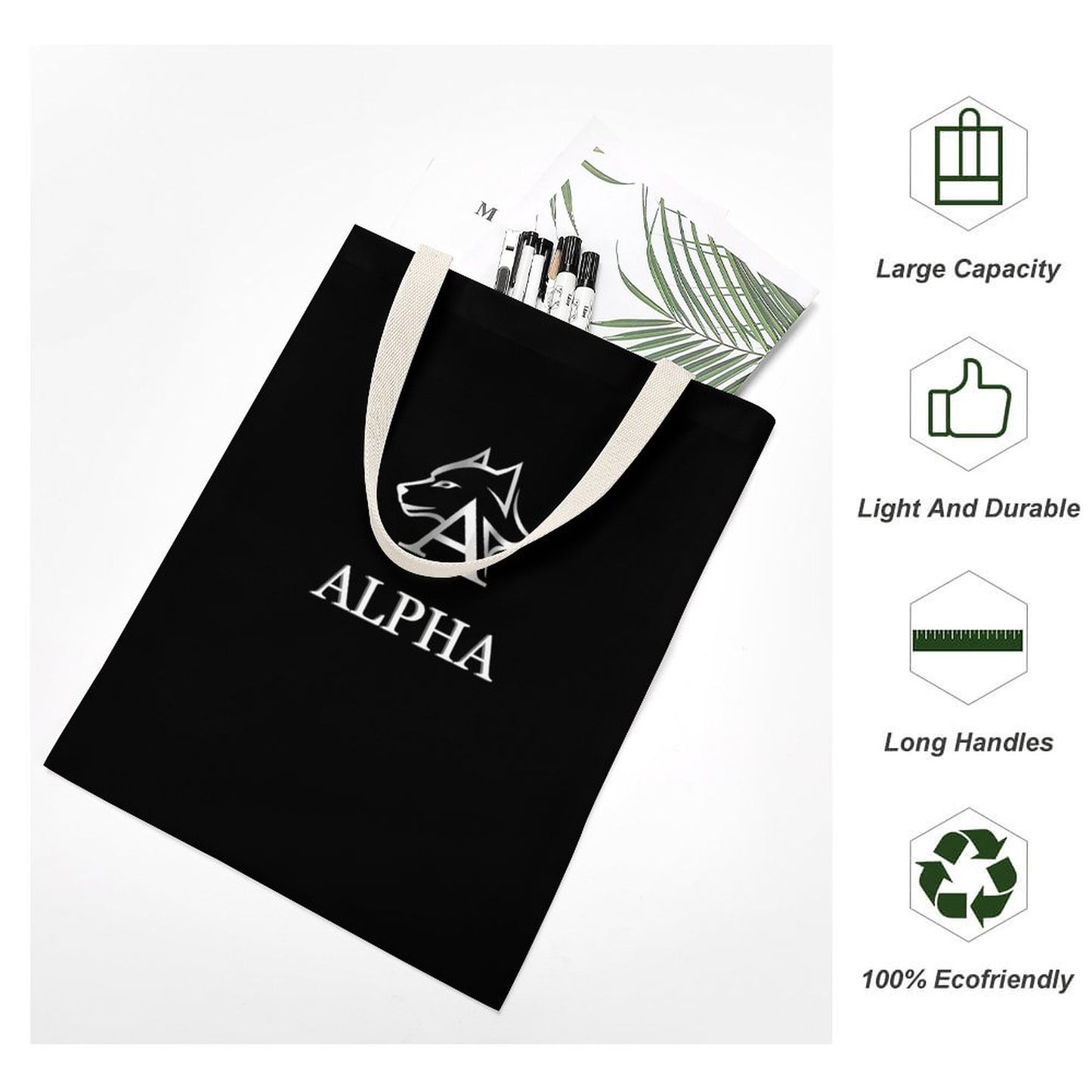 Tote Canvas Bag (Dual-sided Printing)