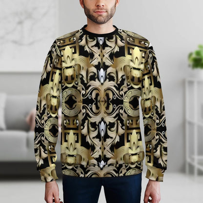 250gsm Round Neck Men's Sweatshirt 4T35 (All-Over Printing)