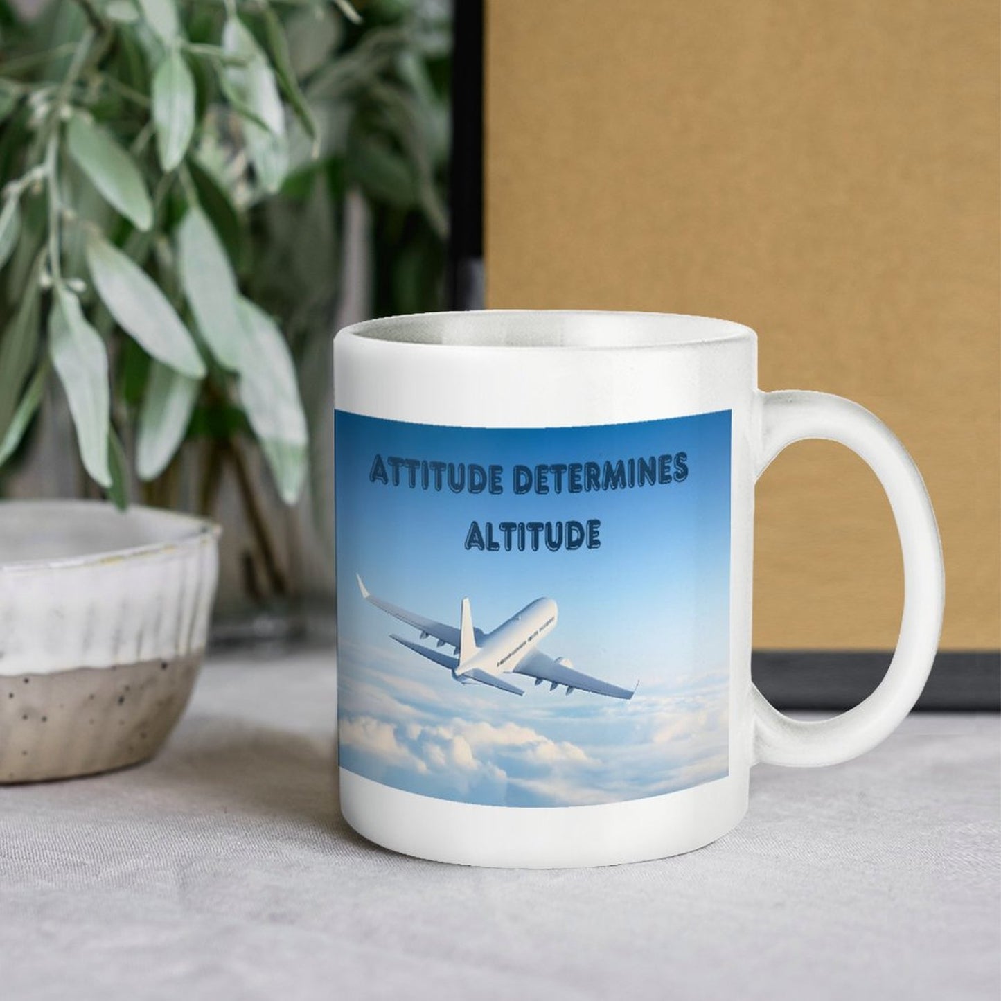 White Mug Print