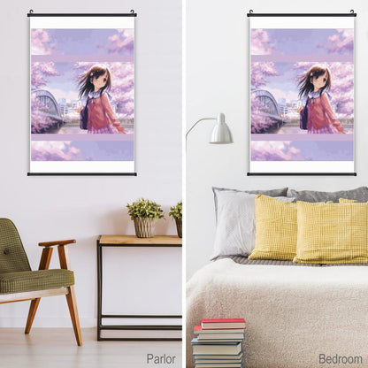 Canvas Hanging Poster with Scrolls-16"x24"/ 40x60cm