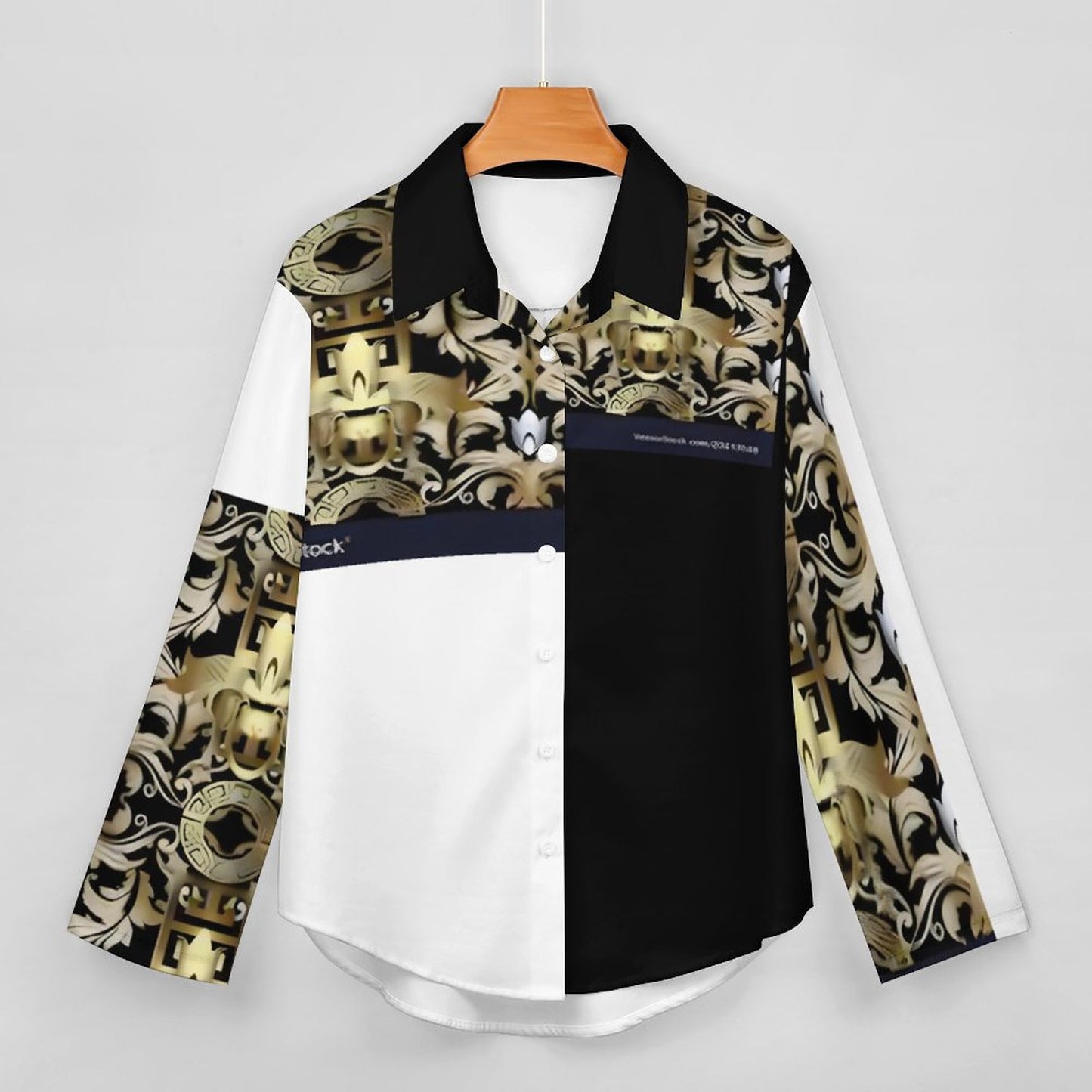Women's Irregular Shirt B648 (All-Over Printing)