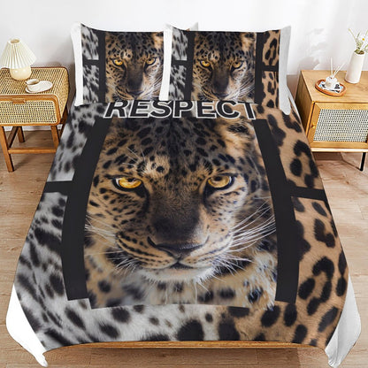 3-Piece Bedding Set-86"×70"/ 218×177cm (Dual-sidede Printing)