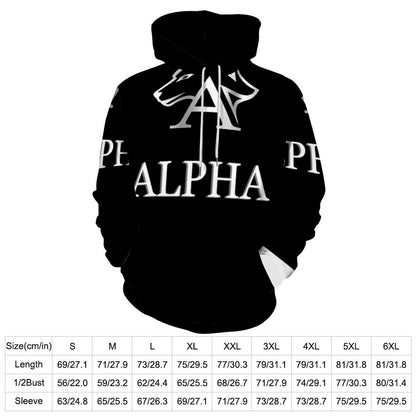 230gsm Men's Cool Hoodie with Double-layer Cap (All-Over Printing)