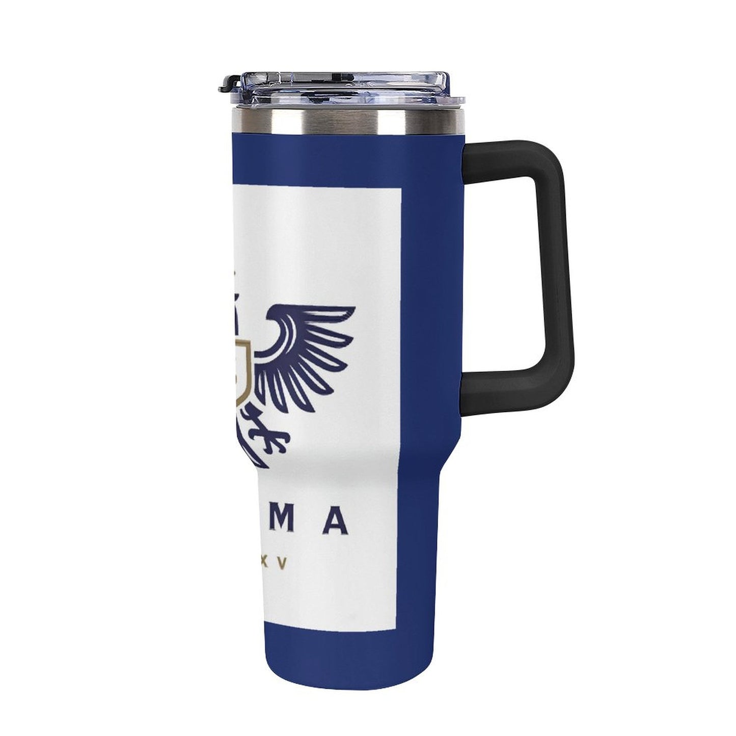40oz Insulated Tumbler with Handle and Straw