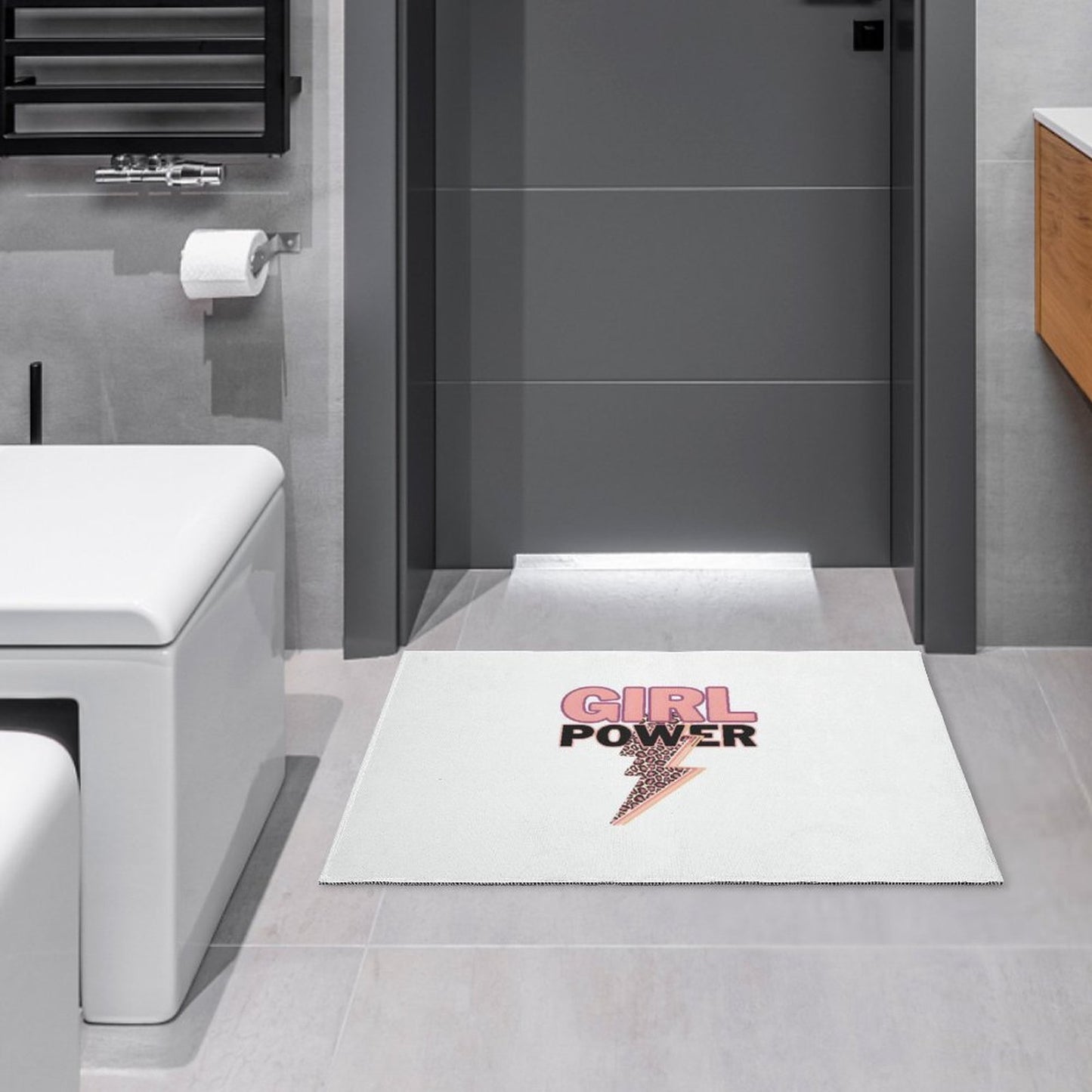 Crystal Velvet Bedroom Floor Mat