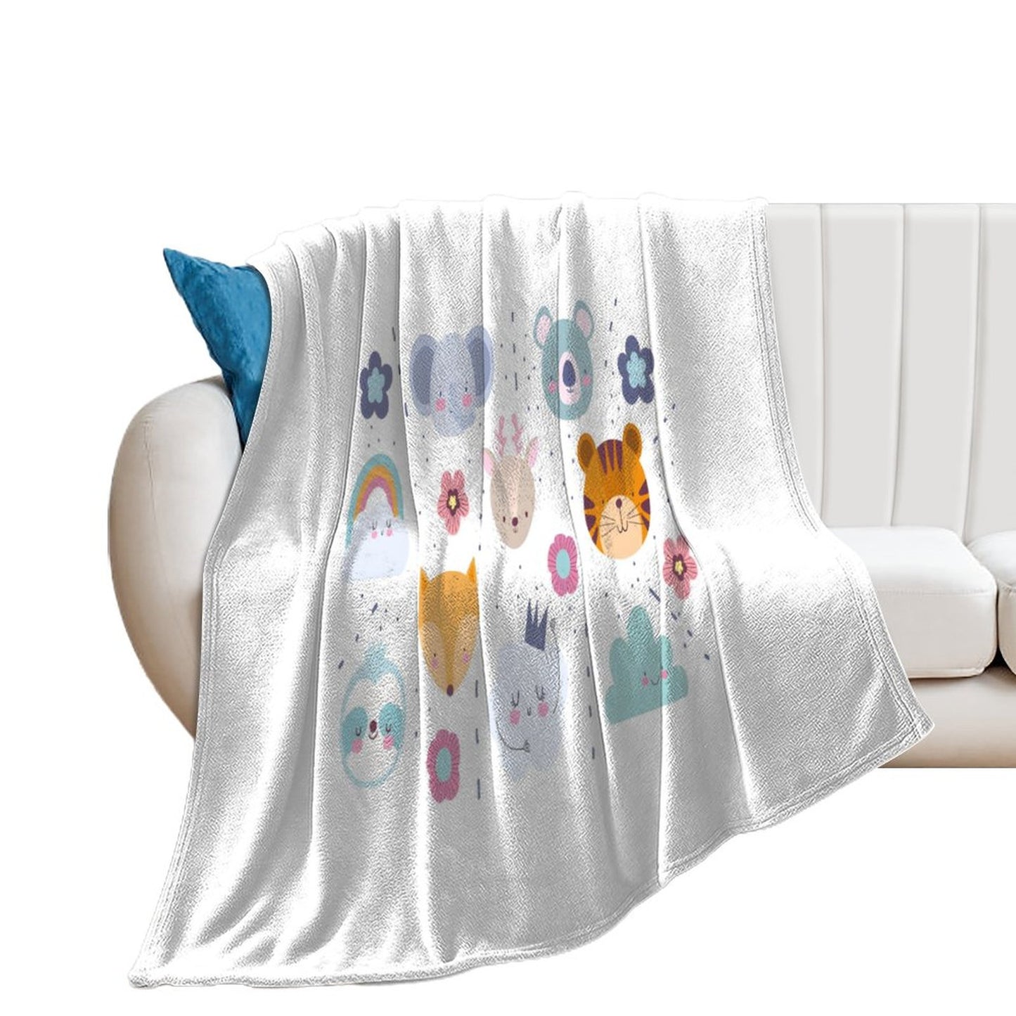 250gsm Flannel Throw Blanket-60"x80"