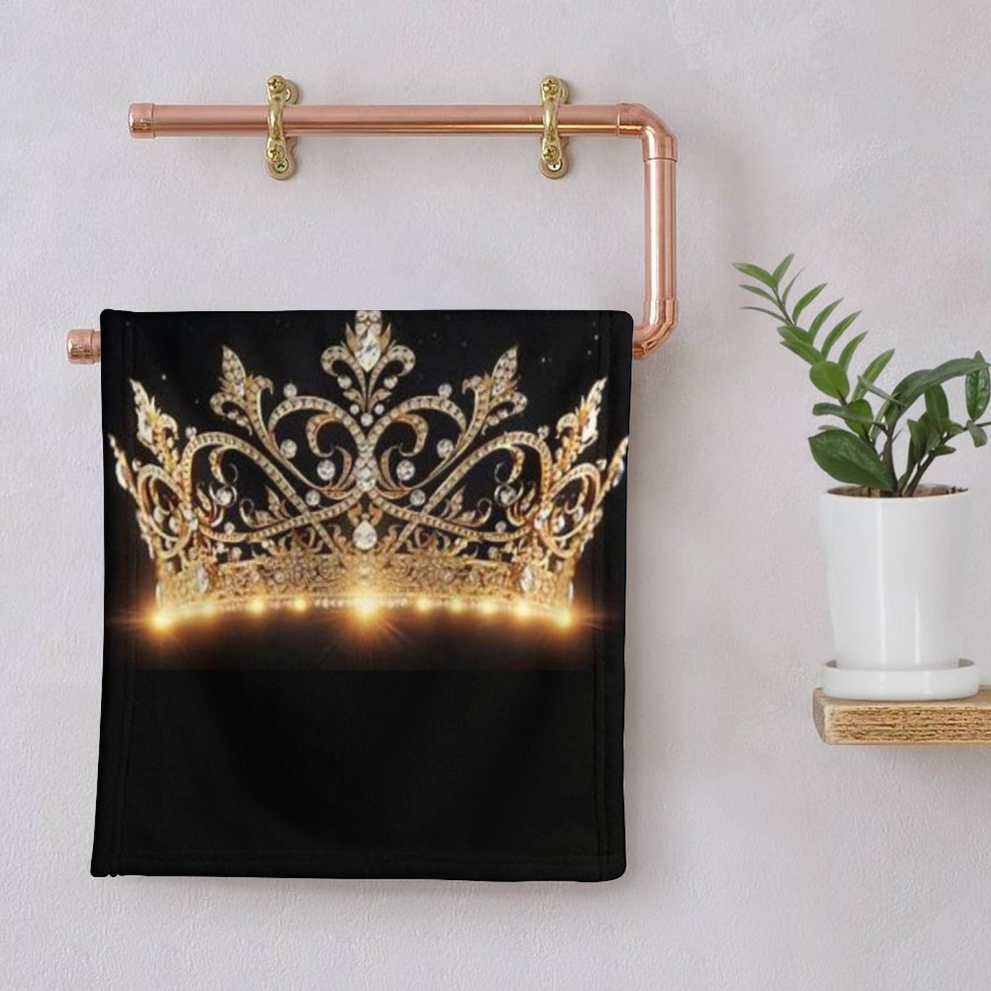 Coral Velvet Towel